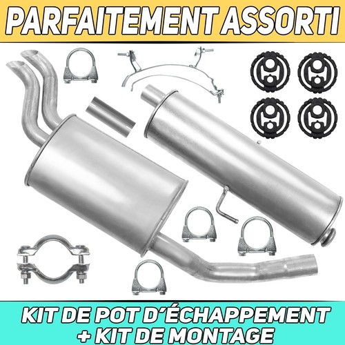 Kit pot échappement - de, d’échappement