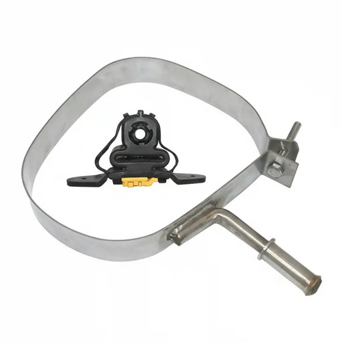 Support silencieux acier - support,