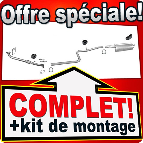 Ligne pot échappement pour - ligne,