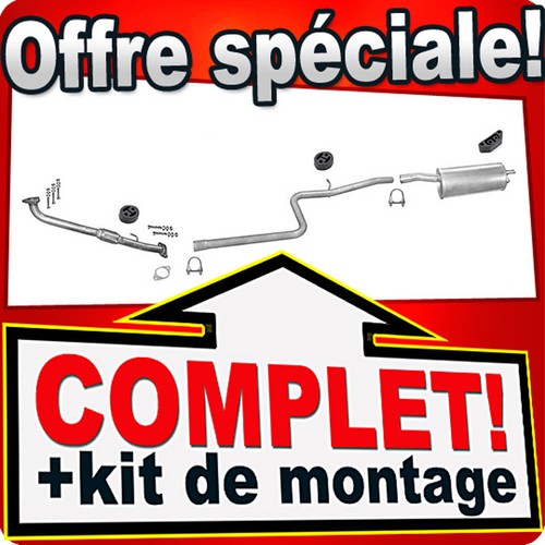 Ligne pot échappement pour - ligne,