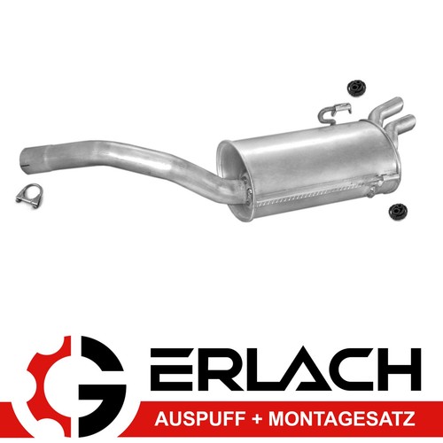 Silencieux échappement pour - silencieux, d'échappement